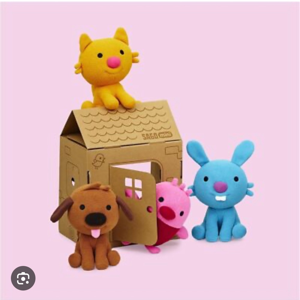 New Sealed Sago Mini Plush Gift Pack - 4 Stuffed Animals